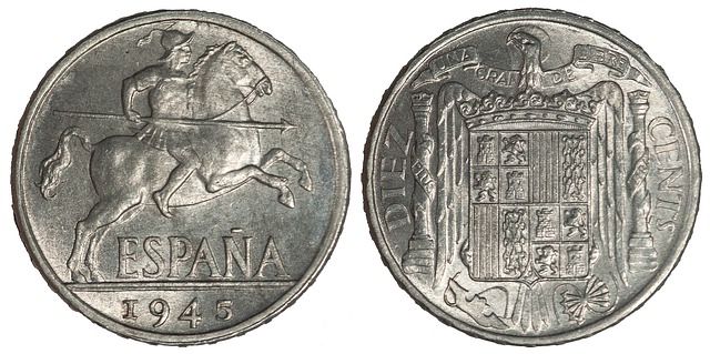 staré španělské mince